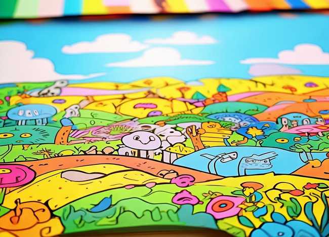 儿童,图画，儿童图画涂色绘本