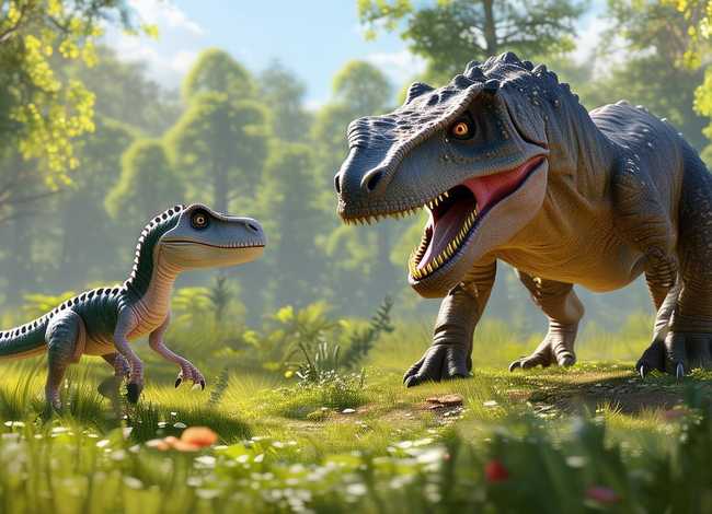 小甲龙和霸王龙的故事视频；小甲龙和霸王龙的故事视频大全