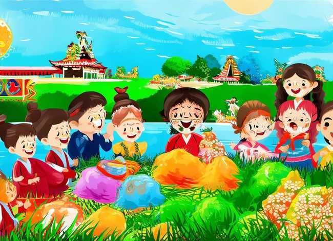 端午节儿童故事绘画、端午节幼儿故事绘本