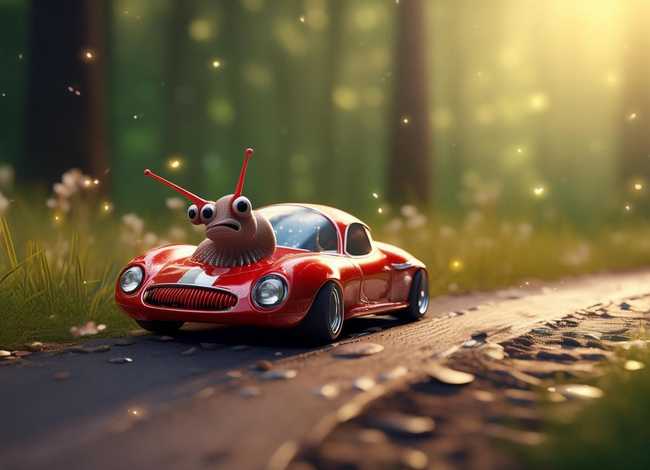 儿童故事蜗牛的跑车；蜗牛跑步的故事