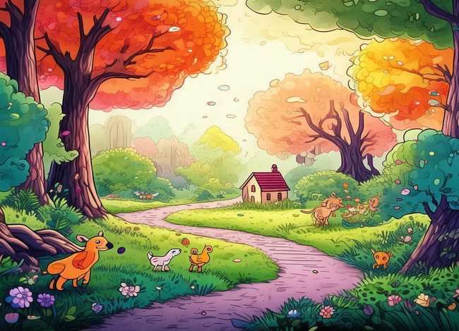 小故事绘画作品；小故事绘画作品图片