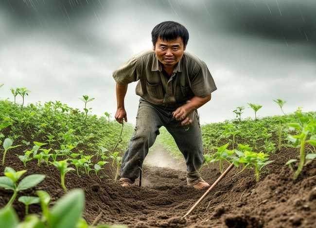 拔苗助长成语故事绘画作品 - 拔苗助长成语故事的绘画大全