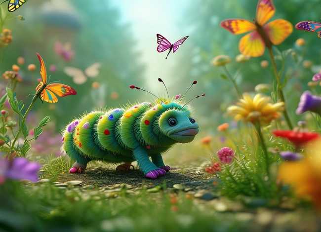 毛毛虫的故事儿歌；毛毛虫的故事儿歌视频