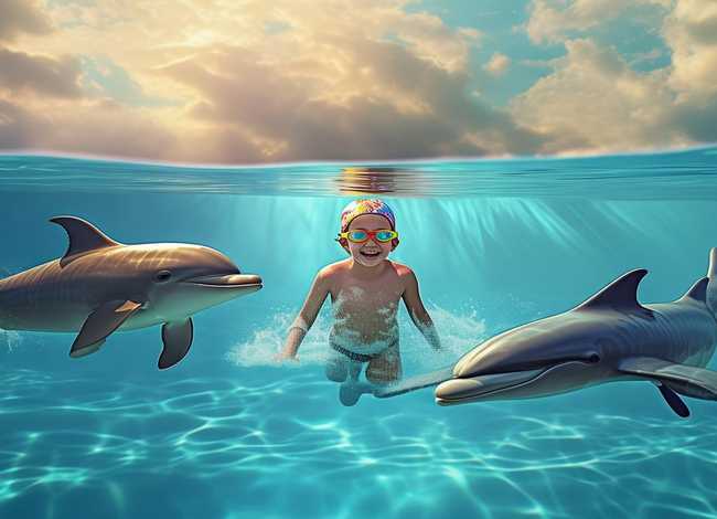 儿童故事海豚人 - 海豚幼儿故事