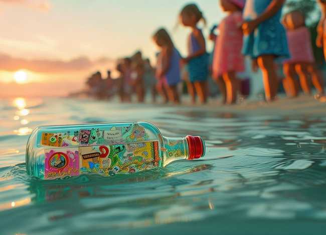 漂流瓶儿童故事会，幼儿漂流瓶的故事