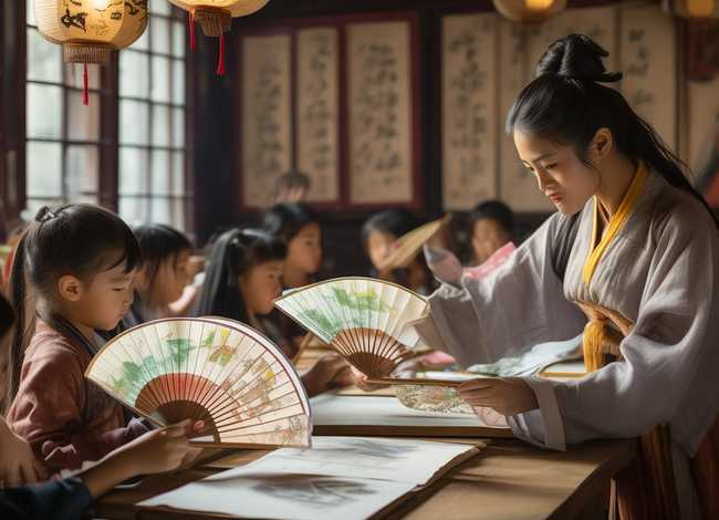 扇子画儿童古风教学 - 扇子画儿童古风教学大全