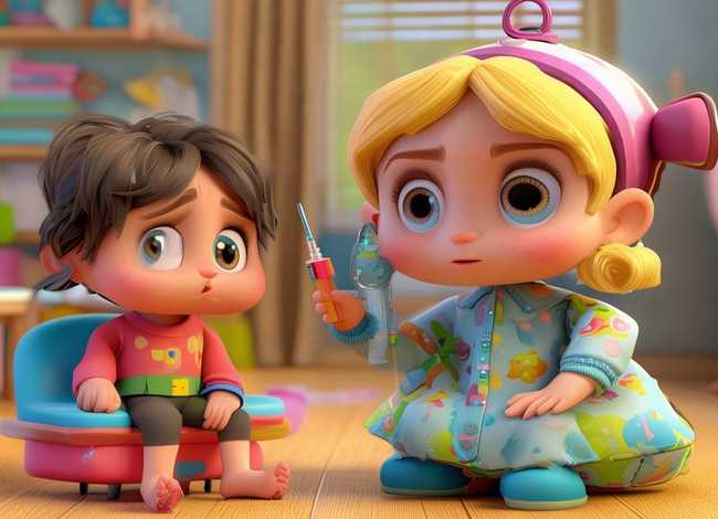 怕打针儿童故事大全集、怕打针的小孩故事