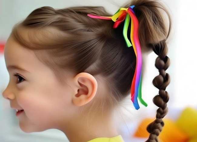 儿童发型女孩扎发简单又好看可爱；儿童发型女孩编发简单又好看 小女孩