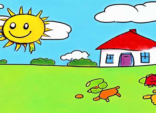 外国童画简笔画；外国童画简笔画图片