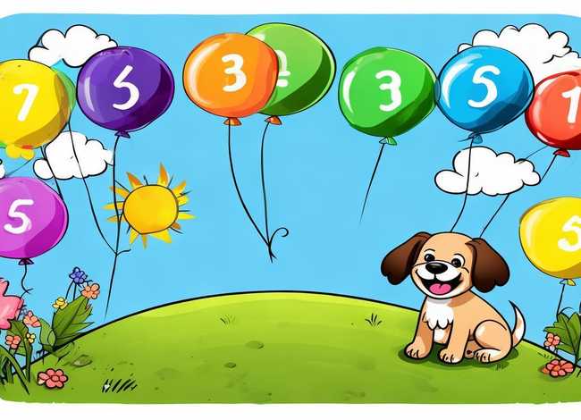 儿童数字1到10描写可打印 - 儿童描写数字 可打印