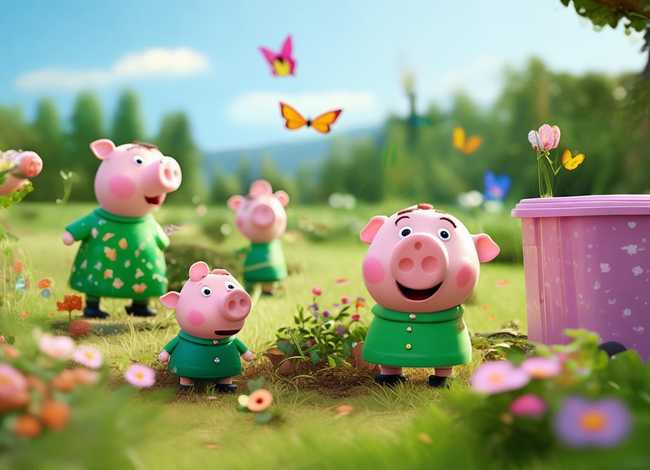 小猪佩奇环保故事，小猪佩奇快乐环保故事