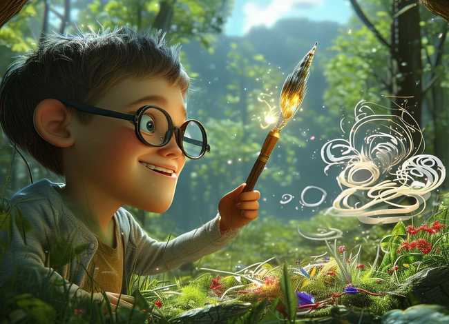 神笔马良儿童故事动画片 - 神笔马良的故事动画片