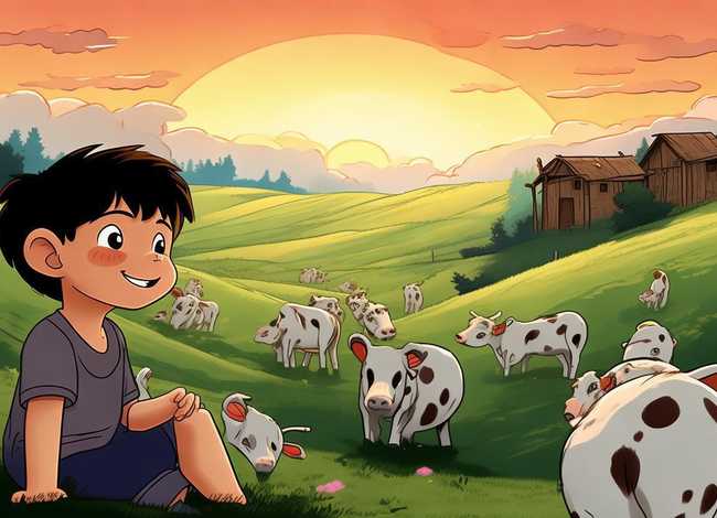 儿童故事王二小放牛睡前故事；王二小放牛的睡前故事