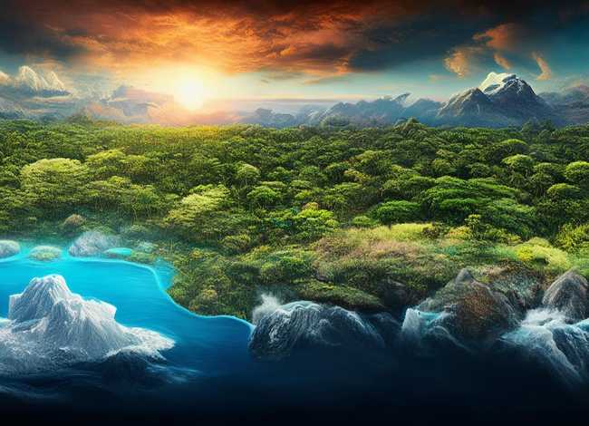 地球的故事绘画 地球的故事绘画图片