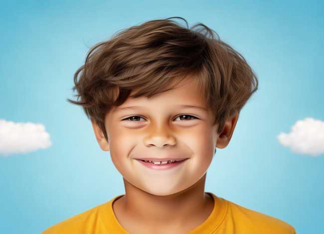 男生发型 儿童；男生发型 儿童可爱