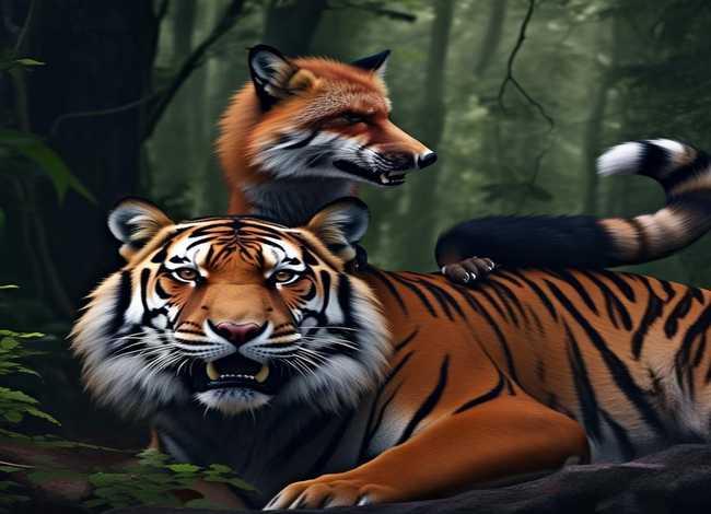 狐假虎威新编故事（狐假虎威故事新编300）