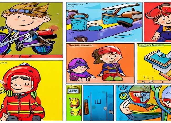 儿童安全漫画故事 - 儿童安全漫画手抄报