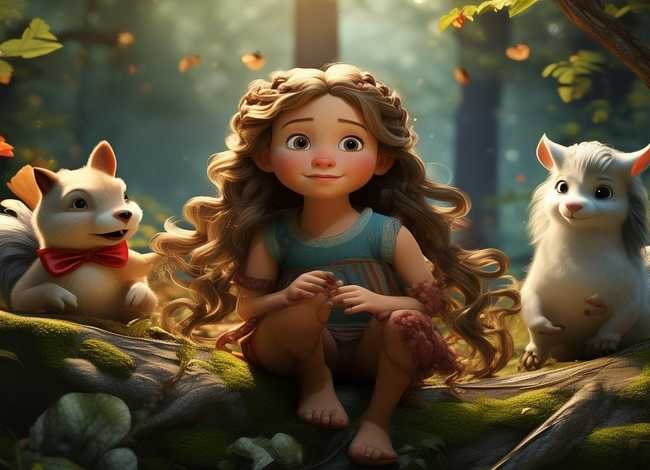 六岁小女孩儿童故事（六岁女孩讲的故事）