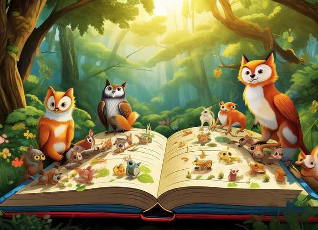 森林里的动物故事绘本（森林里的动物故事绘本教案）