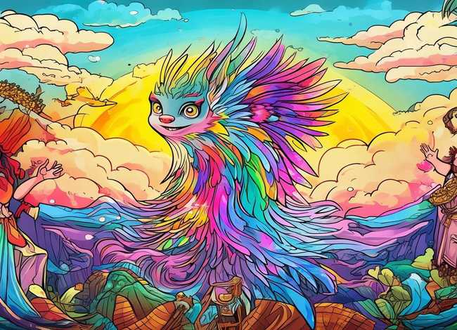 画神话故事手抄报简单；画神话故事手抄报简单又好看