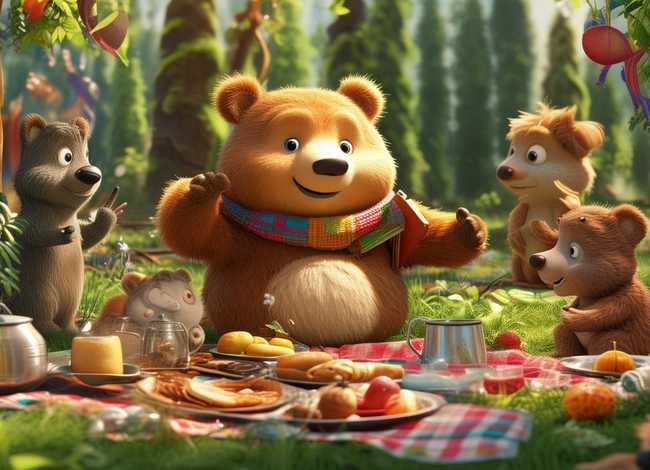 讲故事小熊请客 - 讲故事小熊请客视频