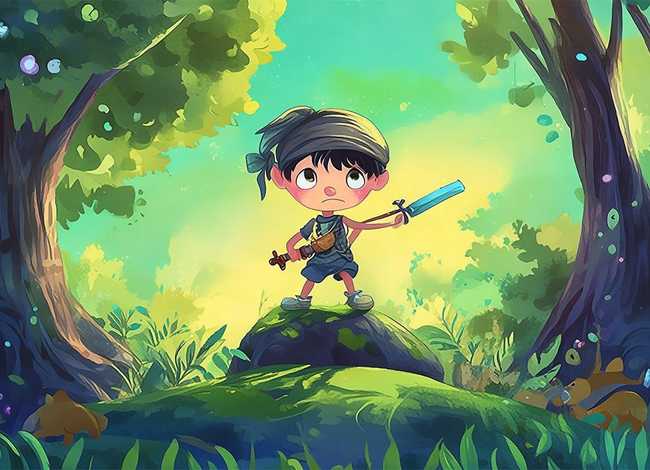 勇敢男孩儿童故事，勇敢的男孩子故事