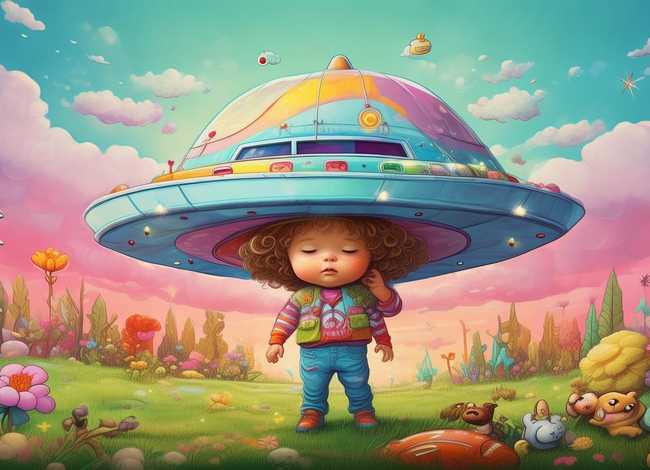 飞碟帽子儿童故事,飞碟帽子绘本 飞碟帽子儿童故事,飞碟帽子绘本