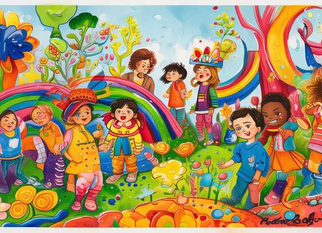 儿童插画素材、儿童画插画素材