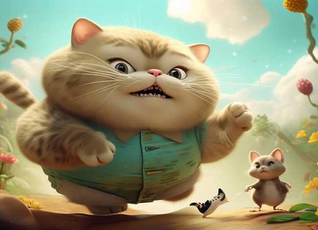 猫咪童话故事搞笑情节；关于猫咪的童话