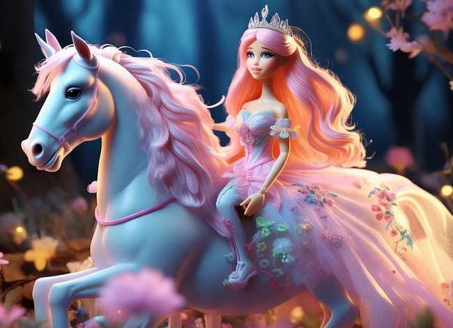 儿童公主芭比娃娃的故事；小公主芭比娃娃的故事