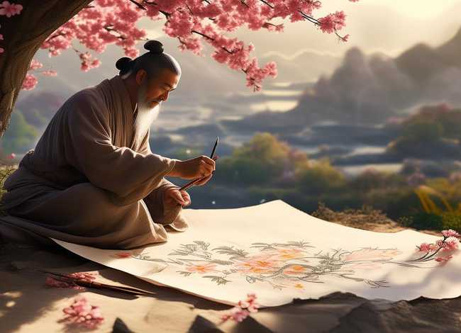 关于国画的简短小故事 关于国画的简短小故事英语