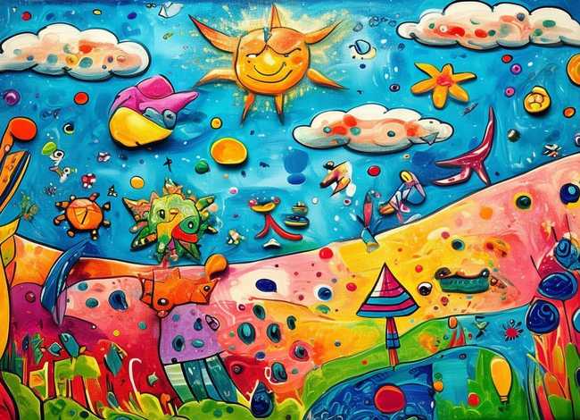 儿童画作品图片故事、儿童画作品一等奖图片 儿童画作品图片故事、儿童画作品一等奖图片