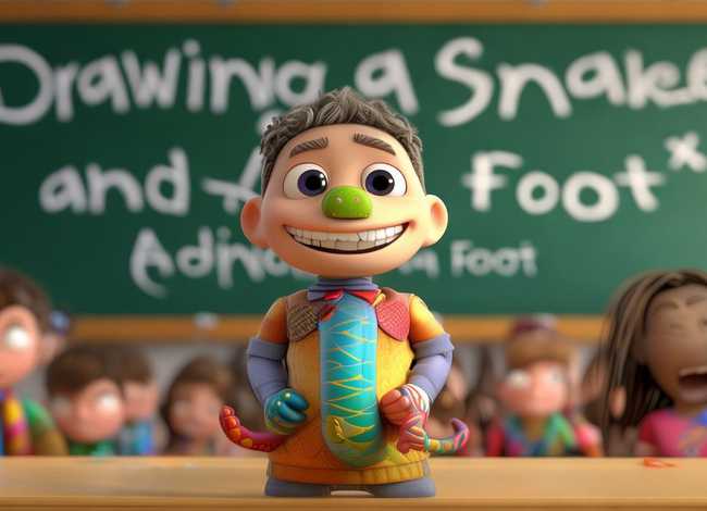 画蛇添足儿童故事演讲英语、画蛇添足英语故事演讲1分钟