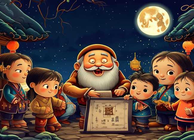 中秋节的来历儿童故事讲解 - 少儿故事中秋节的来历
