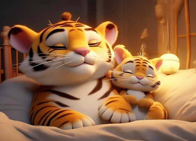 儿童故事老虎和兔子，睡前故事老虎和兔子