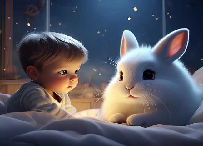 小白儿童睡前故事 - 少儿睡前故事小白兔