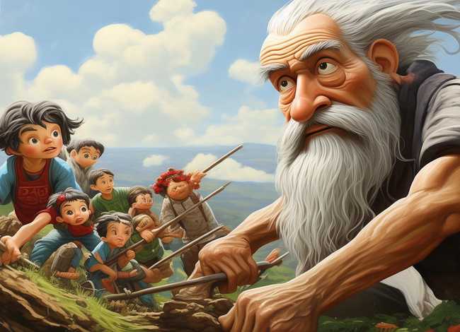 愚公移山的故事少儿 - 愚公移山的故事幼儿