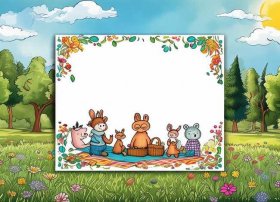 亲子故事手抄报图片、亲子故事手抄报图片模板