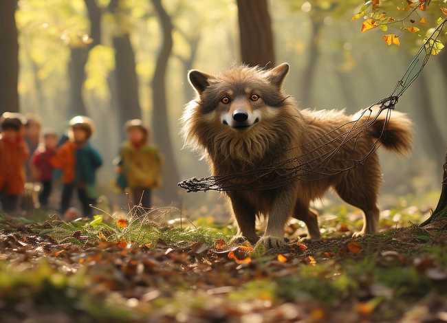 儿童故事上当的老狼ppt 上当的老狼的故事