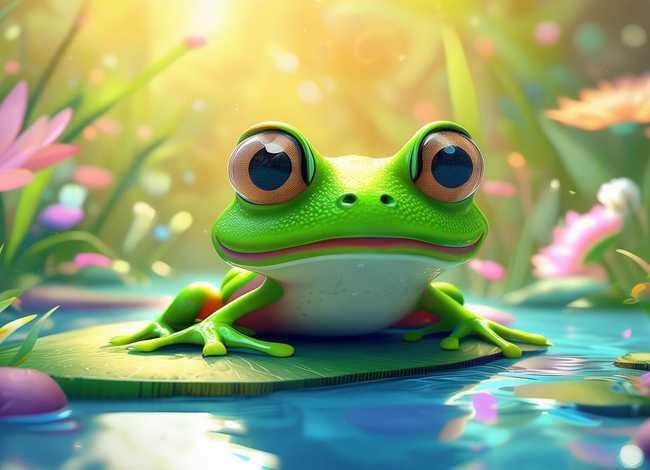 儿童故事3-6岁完整版小青蛙，聪明的小青蛙儿童故事3-6岁完整版