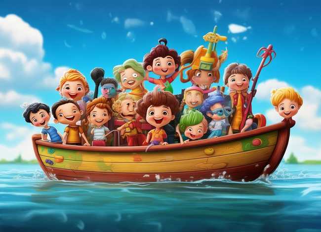 儿童故事朋友船，幼儿故事朋友船