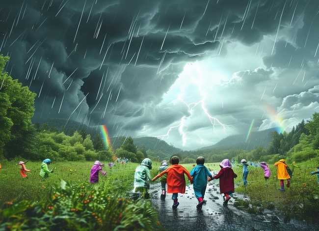 儿童故事风雨雷电（幼儿园风雨雷电的故事教案）