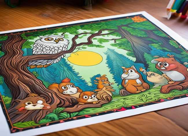 寓言故事绘画报（寓言故事绘画手抄报）