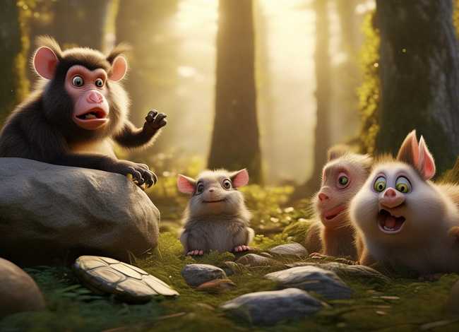 猴子讲故事（猴子讲故事只有猪没笑）
