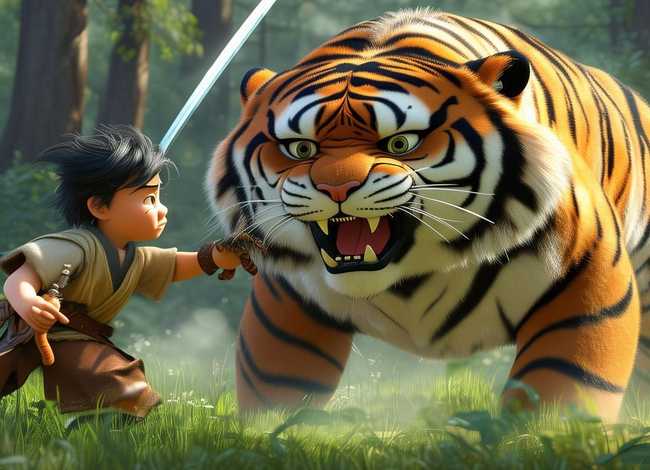 儿童故事武松打虎正版，少儿版武松打虎的故事
