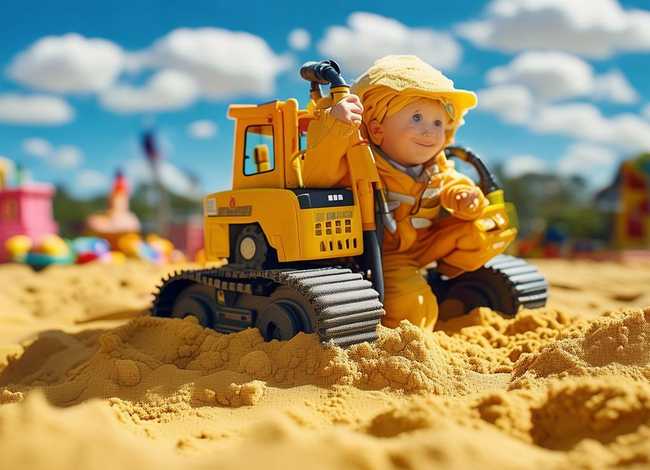 儿童挖土机动画片视频，少儿挖土机视频动画片