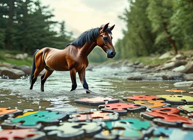 七巧板儿童故事简短、七巧板儿童故事简短小马过河