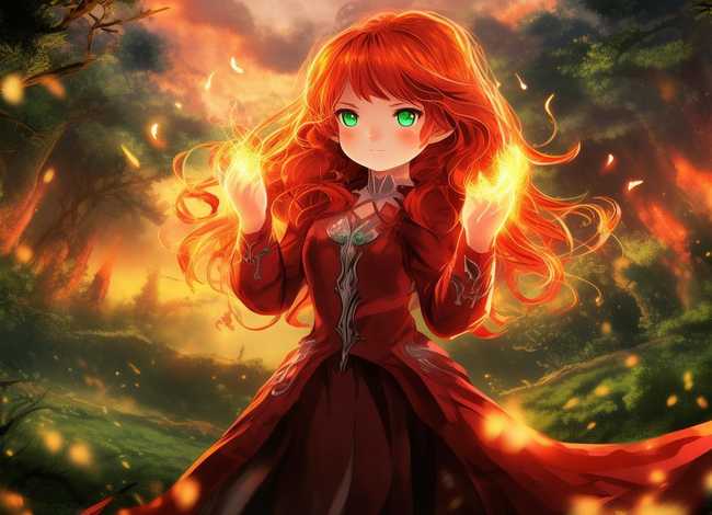 有关精灵的故事 有关精灵故事有个女孩是火系精灵的动漫