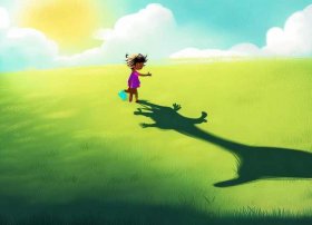 人为什么有影子儿童故事，人为什么会有影子科学故事