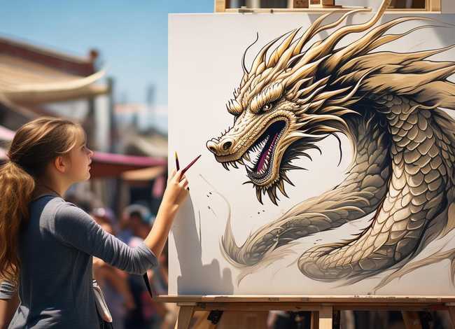 画龙点睛成语故事ppt图片完整、画龙点睛成语故事小报图画